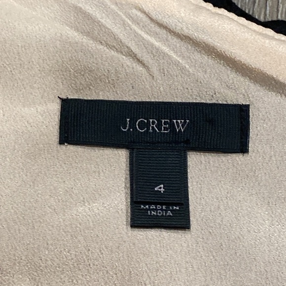 J CREW Black Ruffle Eyelet One Shoulder Top Sz 4 - Picture 15 of 16